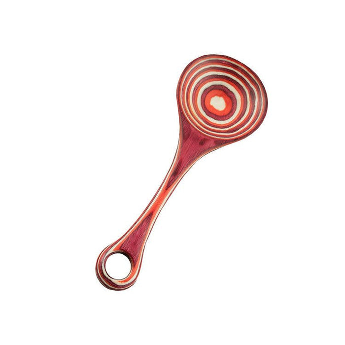 Island Bamboo - 8" Red Pakka Scoop Spoon