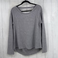 L open back knit l/s top