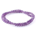 This is a Dakota Stones 4mm Light Lepidolite Gemstone strand with round beads in 15-16 inch strand.