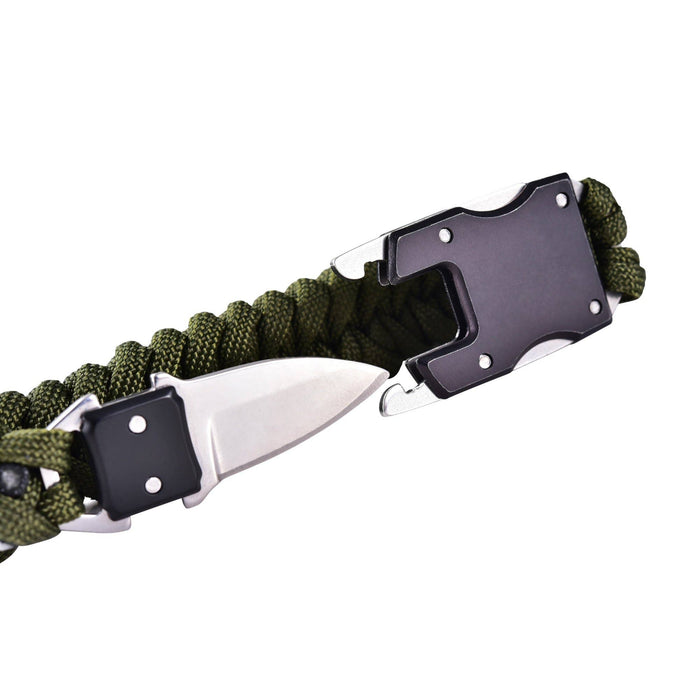 Mad Man - Paracord Survival Bracelet: Blue