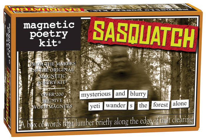Magnetic Poetry - Sasquatch