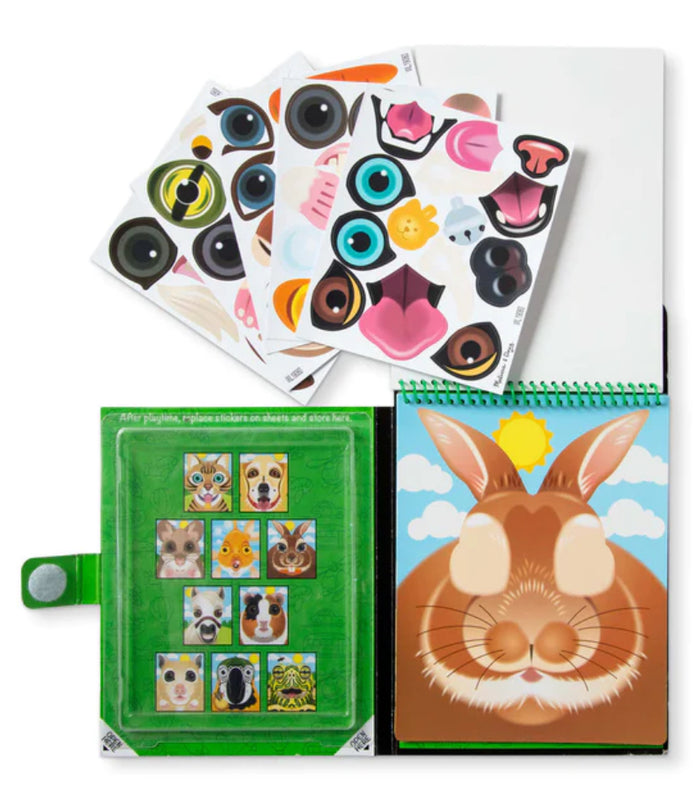 Make-a-Face PETS Reusable Sticker Pad by Melissa and Doug