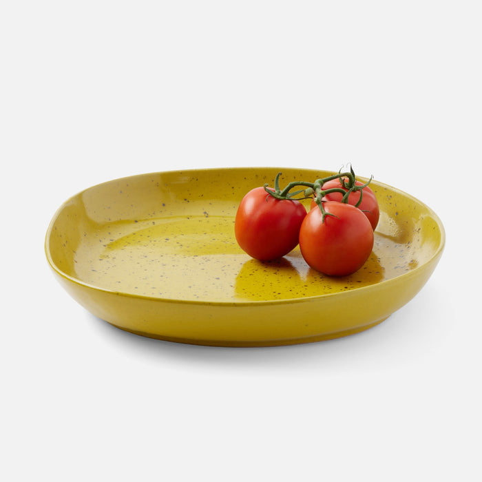 Blue Pheasant Marcus Chartreuse Salt Glaze Square Serving Platter