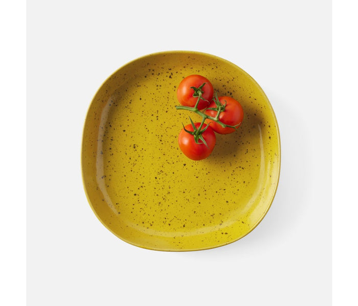 Blue Pheasant Marcus Chartreuse Salt Glaze Square Serving Platter