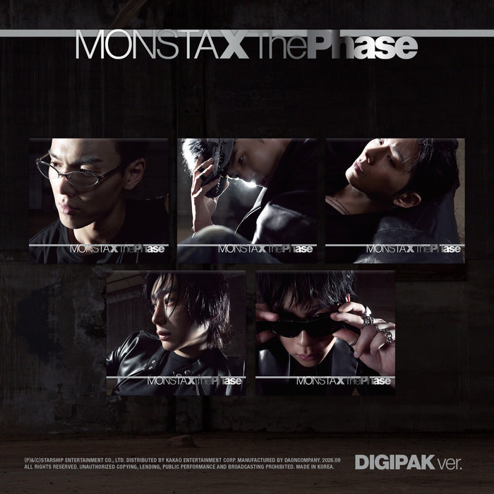 MONSTA X - THE PHASE EP ALBUM DIGIPACK VER RANDOM - COKODIVE