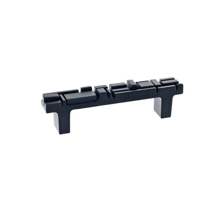 Offset Pull By Du Verre - 3 3/4" - Black Matte - New York Hardware