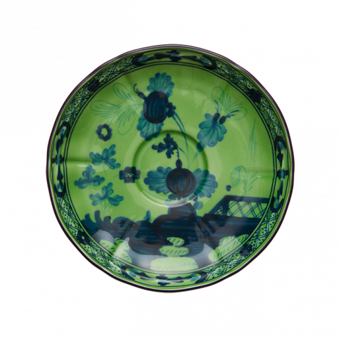 Oriente Italiano Tea Saucer - Malachite