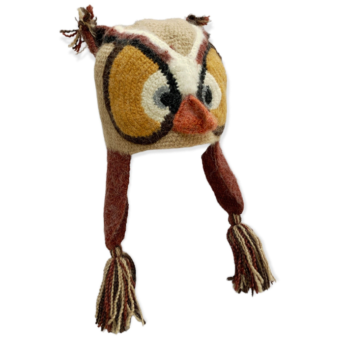 Owl Hat-AA64-A: Charcoal / Young&Adult
