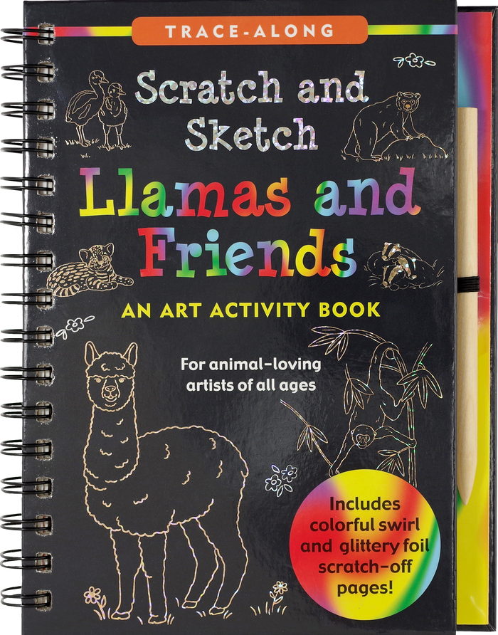 Peter Pauper Press - Llamas & Friends Scratch & Sketch™