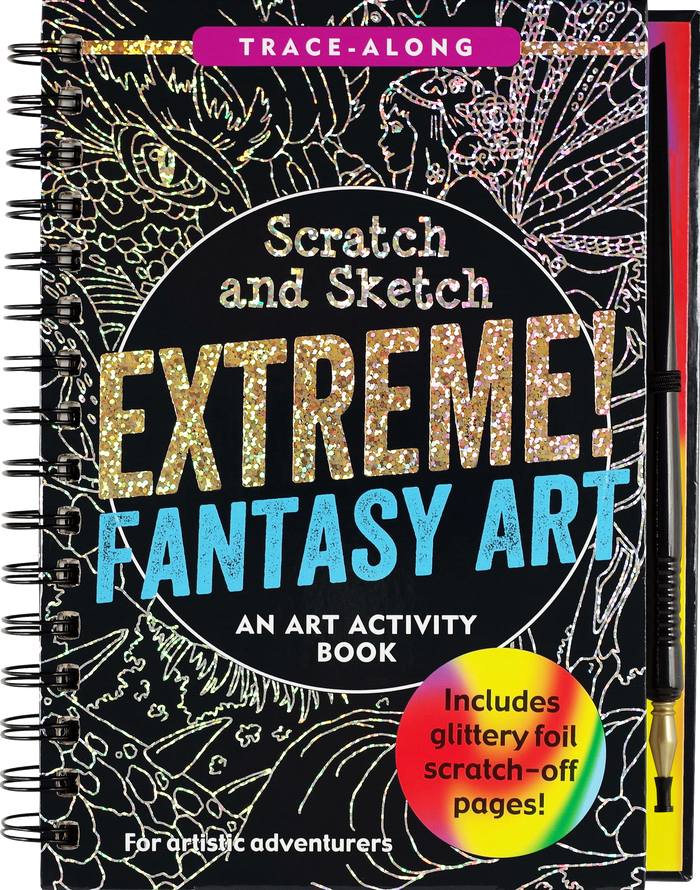 Peter Pauper Press - Scratch & Sketch Extreme Fantasy Art