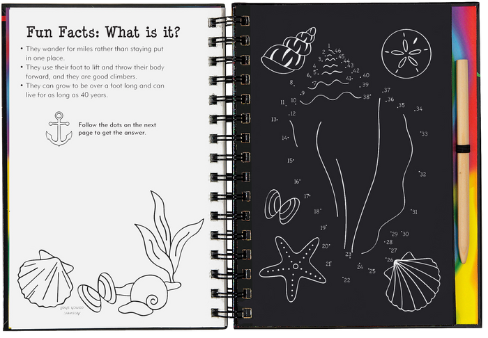 Peter Pauper Press - Scratch & Sketch™ Games & Puzzles: Ocean World