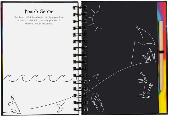 Peter Pauper Press - Scratch & Sketch™ Games & Puzzles: Ocean World