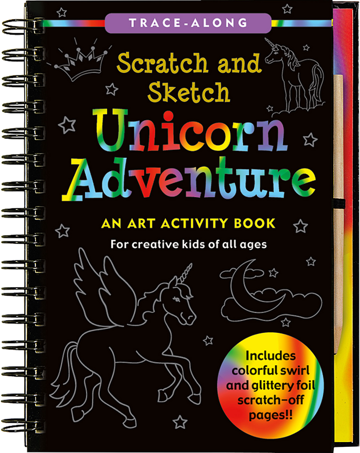 Peter Pauper Press - Unicorn Adventure Scratch & Sketch™