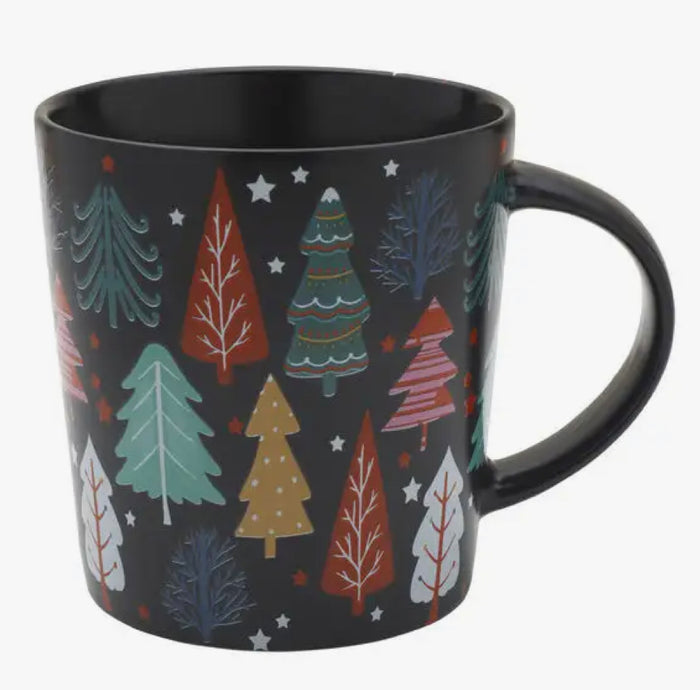 Pfaltzgraff Holiday 18OZ Mug Trees, Porcelain