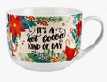 Pfaltzgraff Holiday 27OZ Hot Cocoa Day Mug, Porcelain