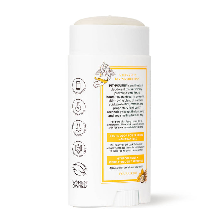 ~Pourri - Pit~Pourri Coconut Vanilla Sandalwood Natural Deodorant 2oz