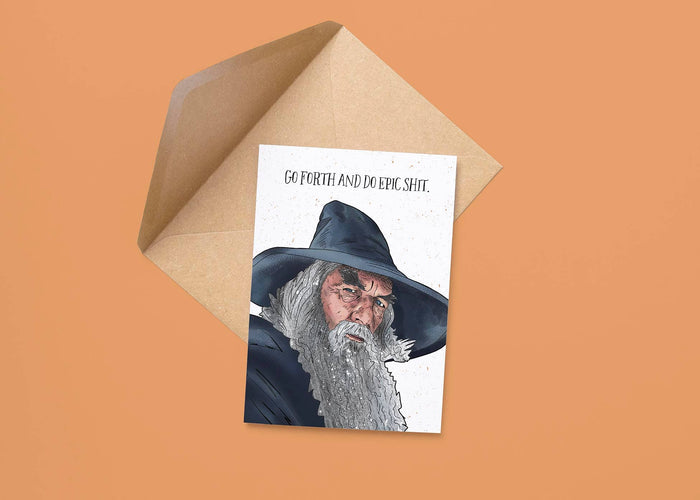Pretty Good Cards - Do Epic Sh*t Graduation Card