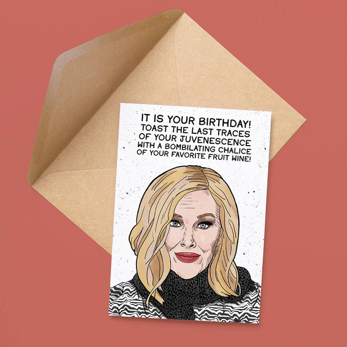 Pretty Good Cards - Fruit Wine Birthday Card