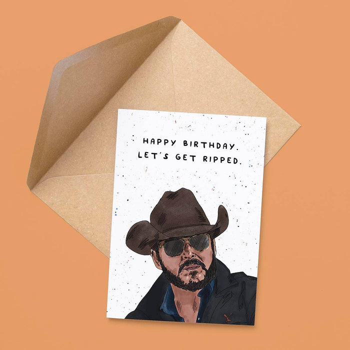 Pretty Good Cards - Let's Get Ripped Birthday Card