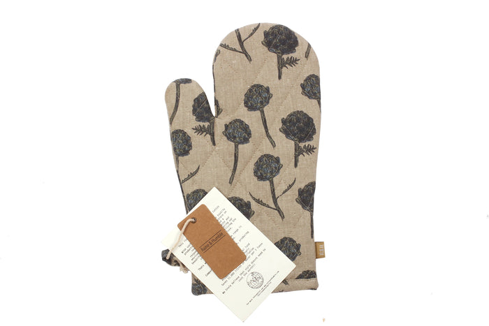 Raine & Humble - Oven Gloves Artichoke in Dark Slate