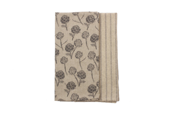 Raine & Humble - SALE Tea Towel set Artichoke Charcoal