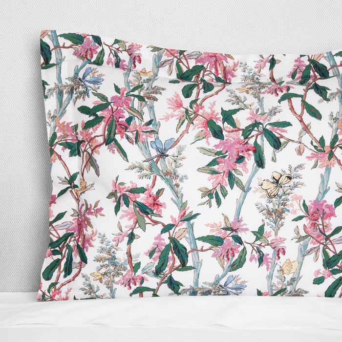 Sferra Ramaglia Multi Color Blush Print Pattern Pillow sham