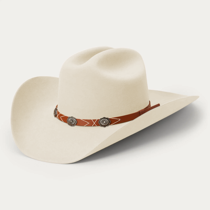 Rustic Felt Cowboy Hat - Cream