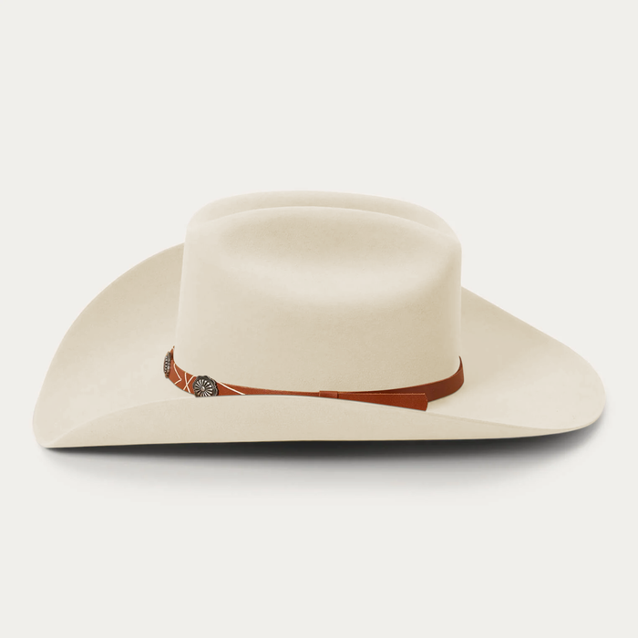 Rustic Felt Cowboy Hat - Cream
