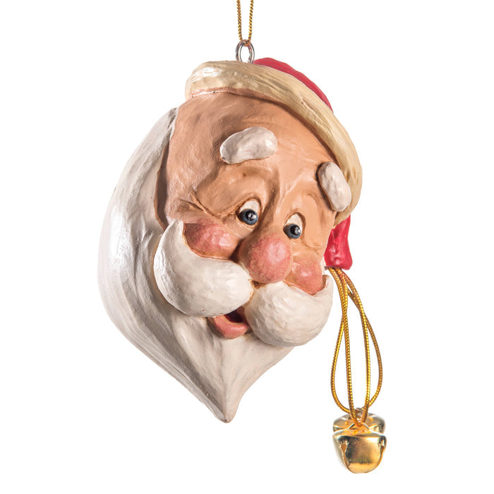 Santa Head Ornament With Cocked Hat Bert Anderson BAC 021