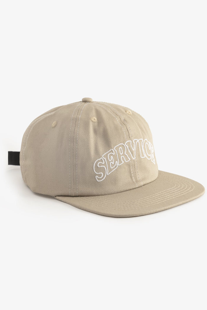 Service Works - Arch Logo Contrast Stitch Cap - Bone