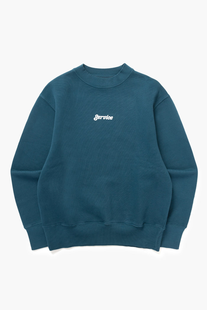 Service Works - Service Logo Crewneck - Ocean