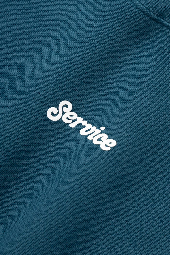 Service Works - Service Logo Crewneck - Ocean