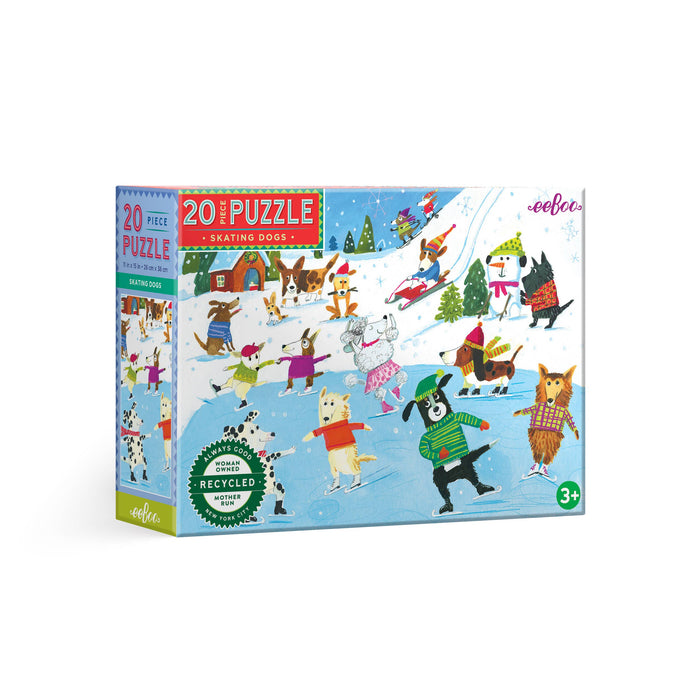 Skating Dogs 20 Piece Puzzle *HOLIDAY*