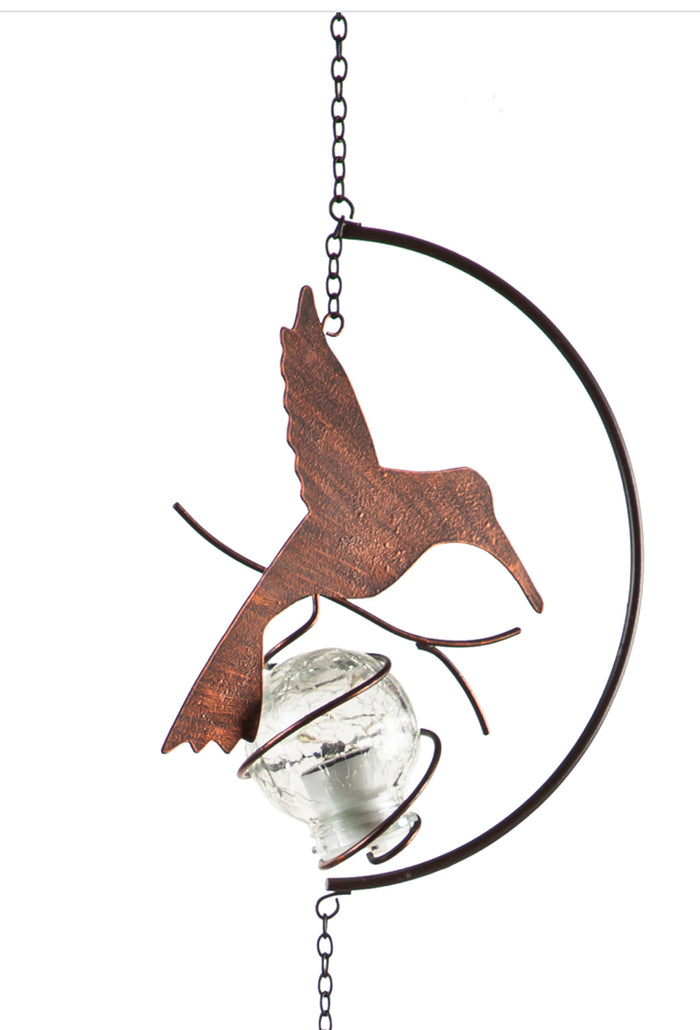 Solar HUMMINGBIRD Tiered Hanging Decor