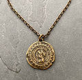 St Christopher Medal Men's Necklace: 24"