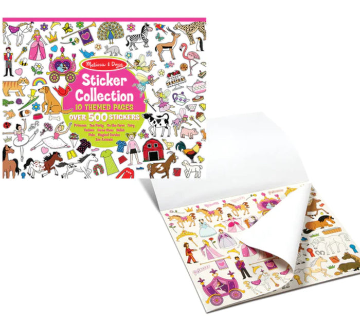 Sticker Collection 10 THEMED PAGES over 500 STICKERS Melissa and Doug