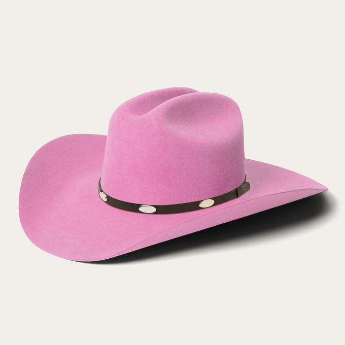 Sun Barrier Felt Cowboy Hat - Hot Pink
