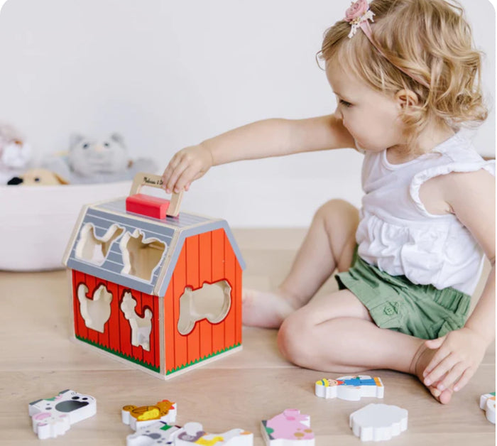 Take-a-Long SORTING BARN by Melissa and Doug