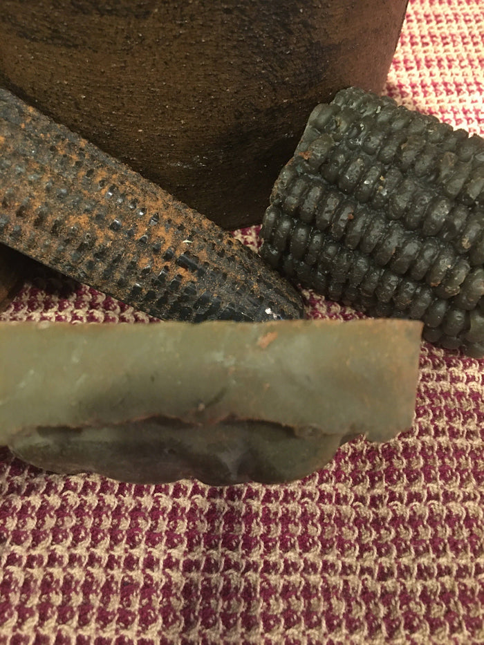 The Cranberry Cornstalk Co. - Primitive Corn Blackened Bees Wax  Bowl Filler - COBB