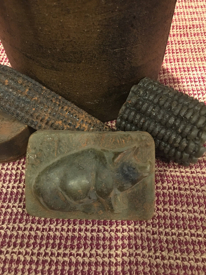 The Cranberry Cornstalk Co. - Primitive Corn Blackened Bees Wax  Bowl Filler - COBB