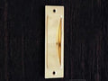 Thin Rectangle Flush Pull 4 1/2" (114mm) - Polished Brass - New York Hardware