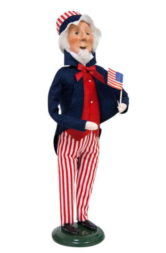UNCLE SAM caroler by BYERS CHOICE