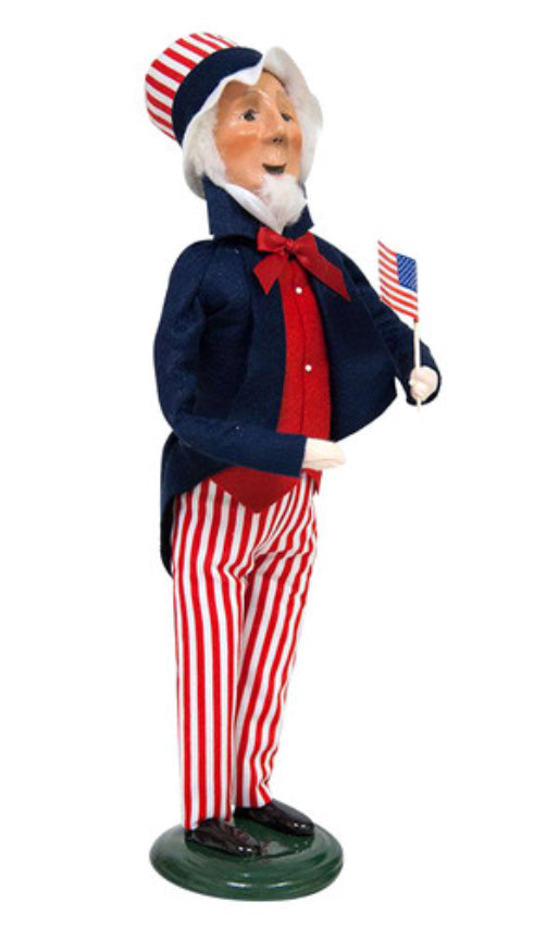 UNCLE SAM caroler by BYERS CHOICE