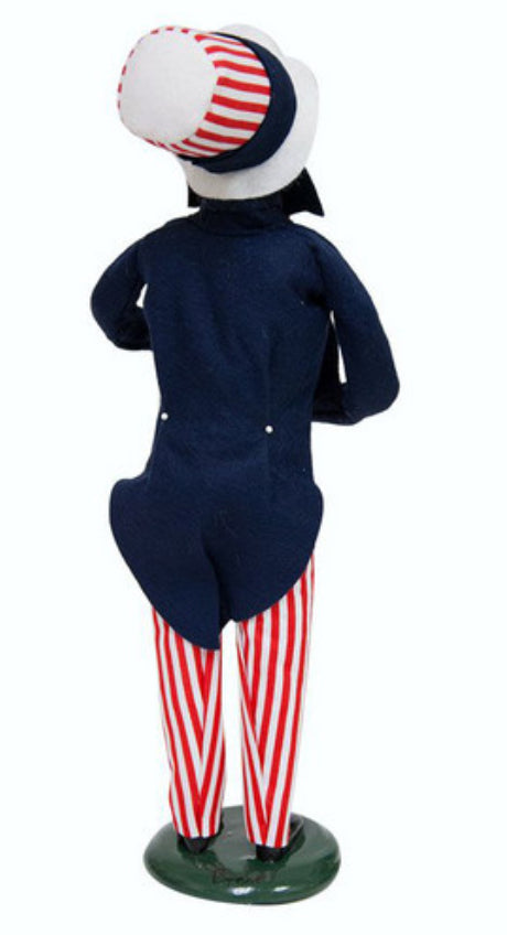 UNCLE SAM caroler by BYERS CHOICE