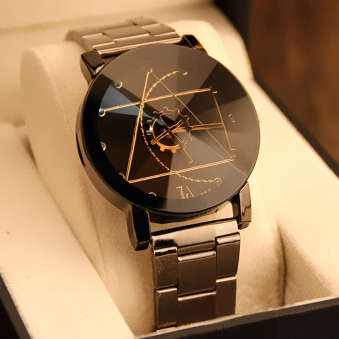 Unisex Watch - Stainless Steel Analog Quartz Watch - GiddyGoatStore