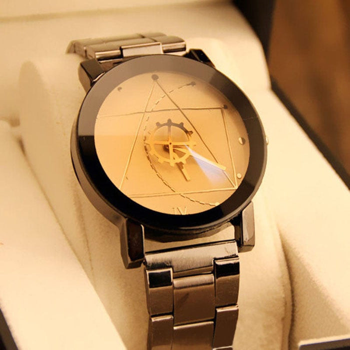 Unisex Watch - Stainless Steel Analog Quartz Watch - GiddyGoatStore