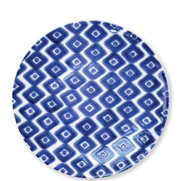 VIETRI: Santorini Diamond Dinner Plate - Artistica.com