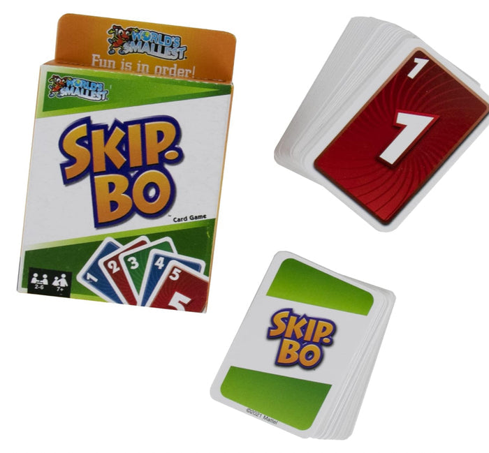 World’s Smallest SKIPBO CARD GAME