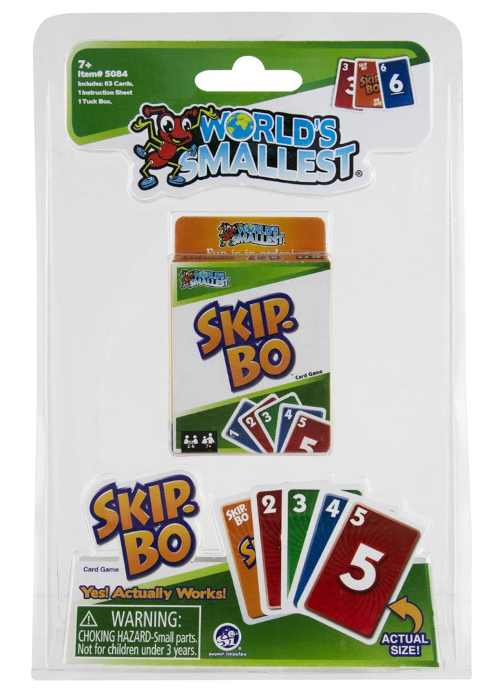 World’s Smallest SKIPBO CARD GAME